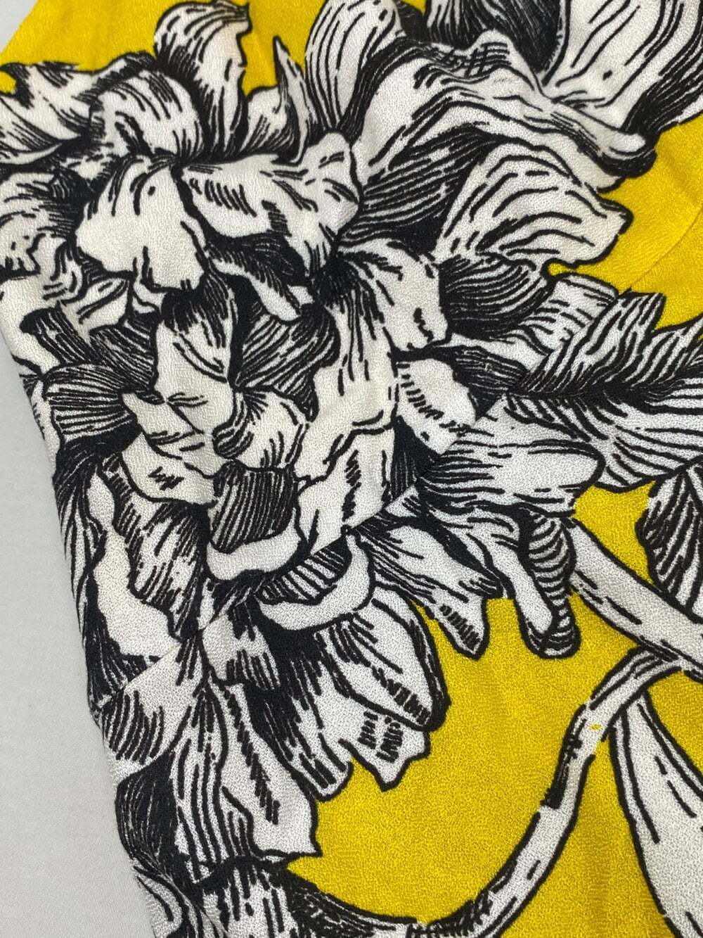 Alice + Olivia Kiro Blooming Wild Golden Hour Yellow Midi Dress 2 NWT $550 - Picture 8 of 13